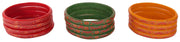 NMII Premium Glass Bangle Set for Women | Multicolor Designer Kangan | Fancy Kanch ki Chudiya | 3D Transparent Chudi Set | Wedding & Festive Occasions Bangles