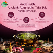 Zandu Ayurvedic Onion Oil (200ml): Power of Onions for Strong & Smooth hair | 9 Herbs & 10 Natural Oils | Helps reduce Hair Thinning & Hair Breakage | Improves Hair Quality | Controls Dandruff