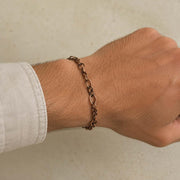 SHINDE EXPORTS Pure Copper Link Chain Bracelet Unisex S Hook 8.5 Inch