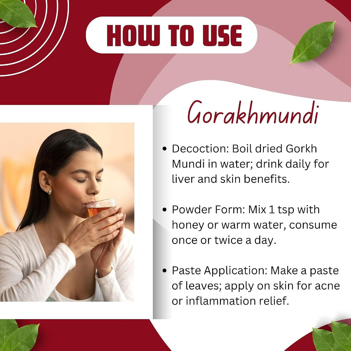 Brijbooti Gorakhmundi 100 Gr | Sphaeranthus Indicus | Whole Raw Gorakhmundi | Gorakh Mundi