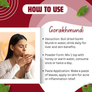 Brijbooti Gorakhmundi 200 Gr | Sphaeranthus Indicus | Whole Raw Gorakhmundi | Gorakh Mundi