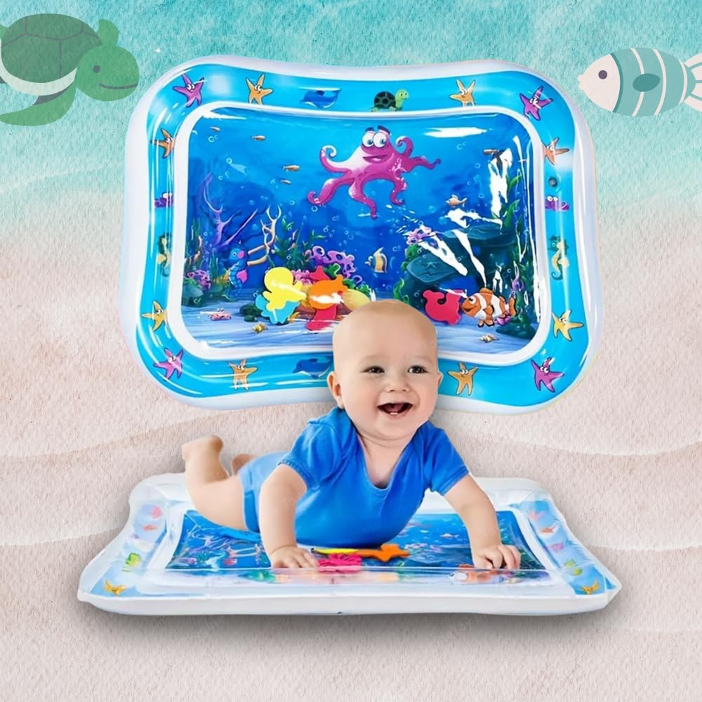 Toy Imagine Tummy Time Water Mat for Babies | Sensory Play Gym for 6-12 Months | Newborn Baby Essentials | Water-Filled Activity Mat | Baby Gifts | Pack of 1