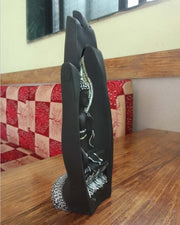 SHINDE EXPORTS Buddha Statue for Home Decor (Silver)