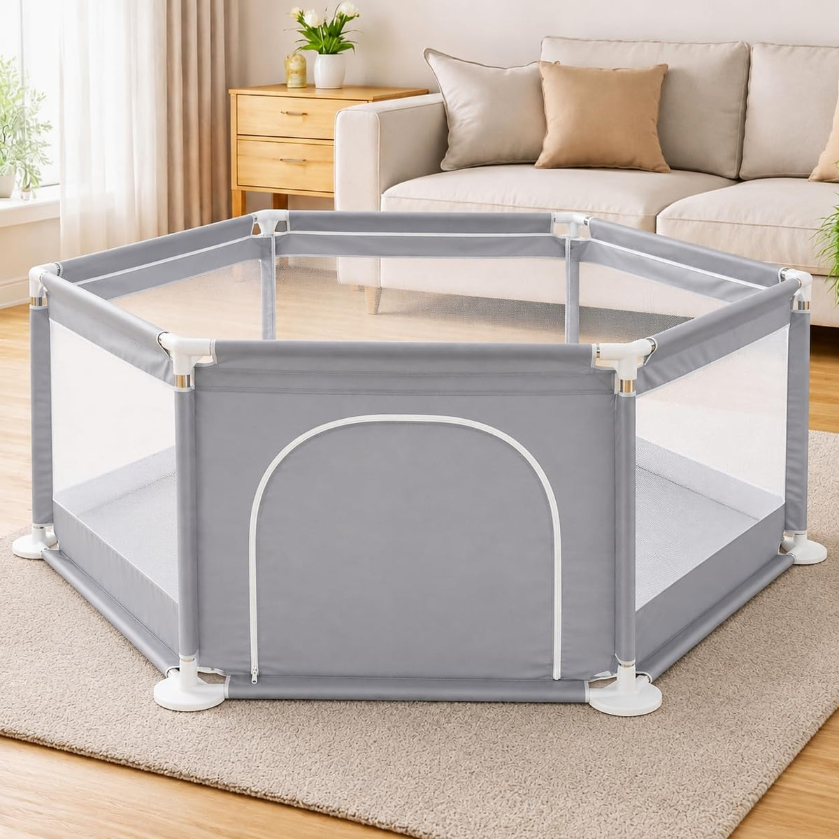 Toy Imagine 128 cm Baby Playpen Hexagonal