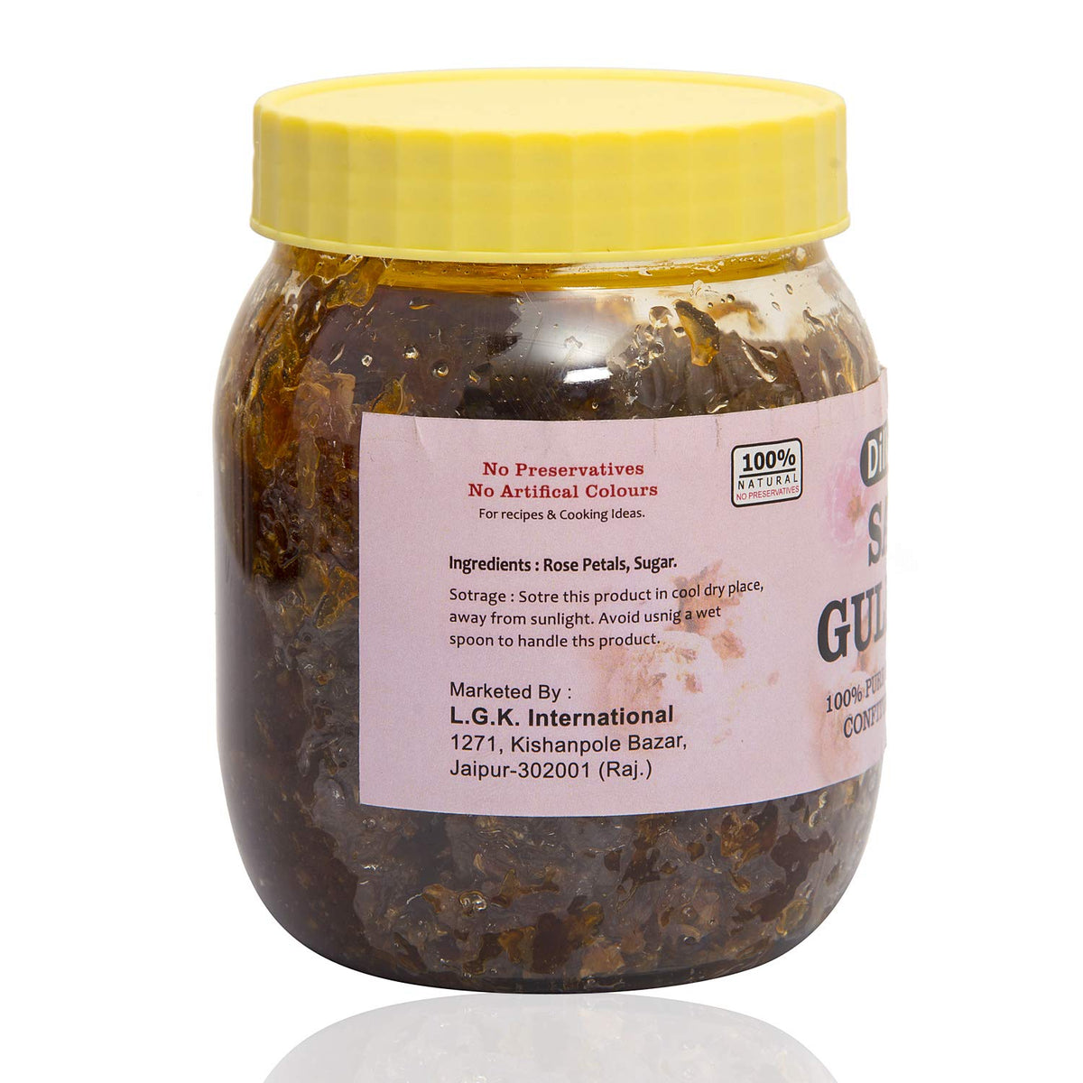 Dilkhush Natural Himalayan gulkand Rose Petal Jam, 500 g