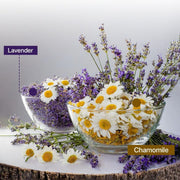 BLUE TEA - Chamomile Lavender Tea - 18 Tea Bags - Plant Based | SLEEP TEA | Herbal Tea - Caffeine Free - Flower Based - Non-Bitter | Premium Tin Pack