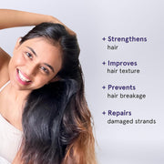 Be Bodywise Keratin Hair Fall Control Shampoo & Conditioner | Ultra Smoothing Shampoo + Conditioner with Niacinamide, Biotin, Argon Oil, Shea Butter & Caffeine | Paraben & SLS free, 450ml.