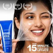 Suroskie Radiance Reveal Peel Off Mask 75G | Honey, Milk Protein & Collagen | Hydration, Brightening, Instant Glow & Plumped | Korean Inspired Skin Care| Peel Off Face Mask For Men & Women