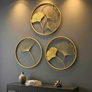 DSH CRAFTING YOUR CURIOSITY Metal Wall Art Wall Sculptures Hanging Perfect For Home Decorations Living Room Bedroom. (03-RING-3P)