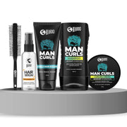 Beardo Man Curls 5-Step Kit with Roller Brush (Set of 5)