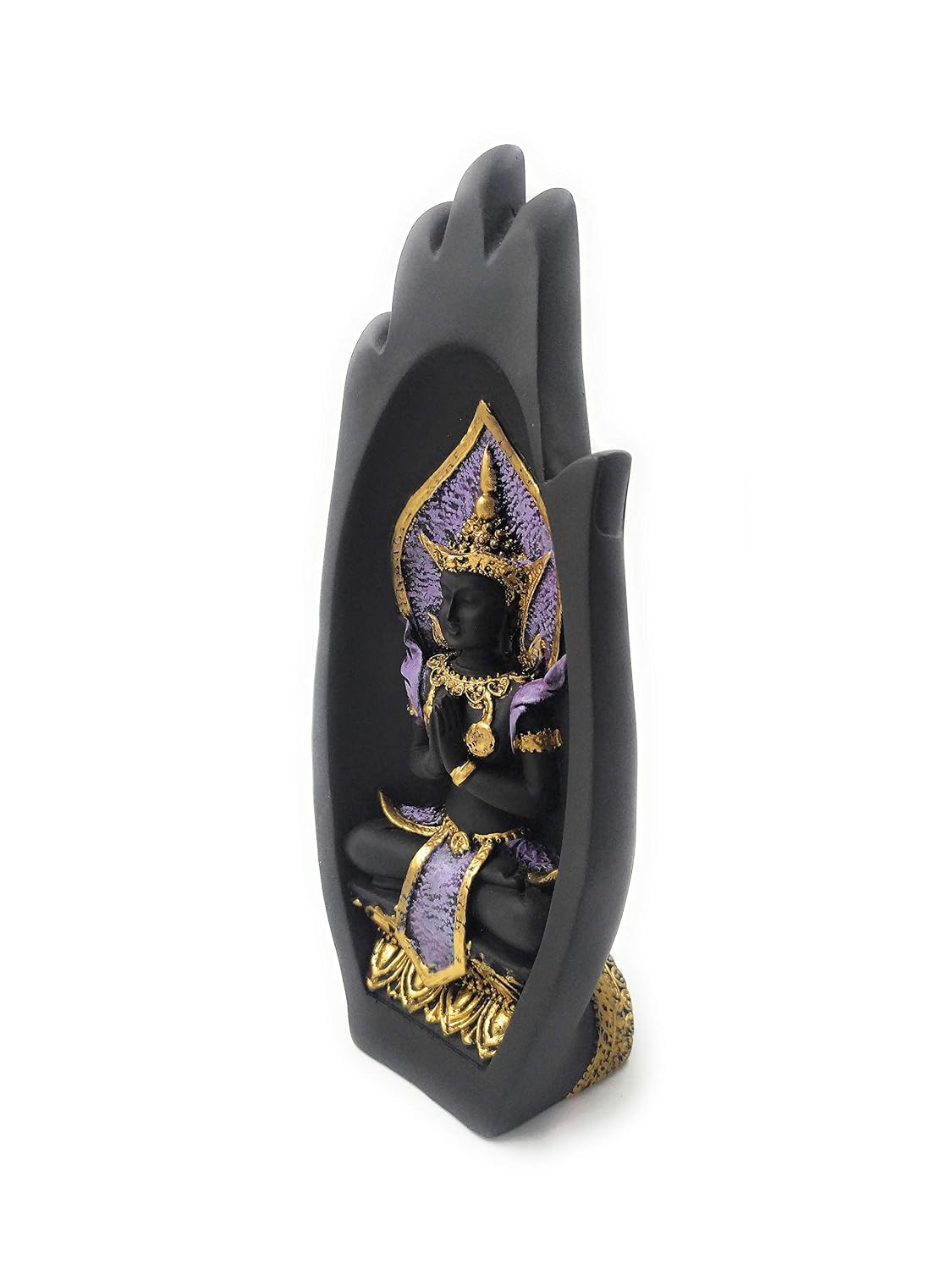SHINDE EXPORTS Buddha Statue for Home Decor (Purple)