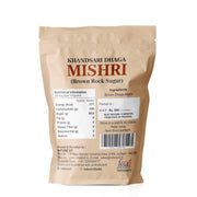 NatureVit Khandsari Dhaga Mishri 1 Kg | Pure Threaded Rock Sugar | Traditional Brown Mishri Candy for Pooja & Wellness