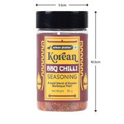 Urban Platter Korean BBQ Chilli Seasoning, 80g (Plant-Based | Bold BBQ-Style Grilling | Signature Korean-Style Flavour)