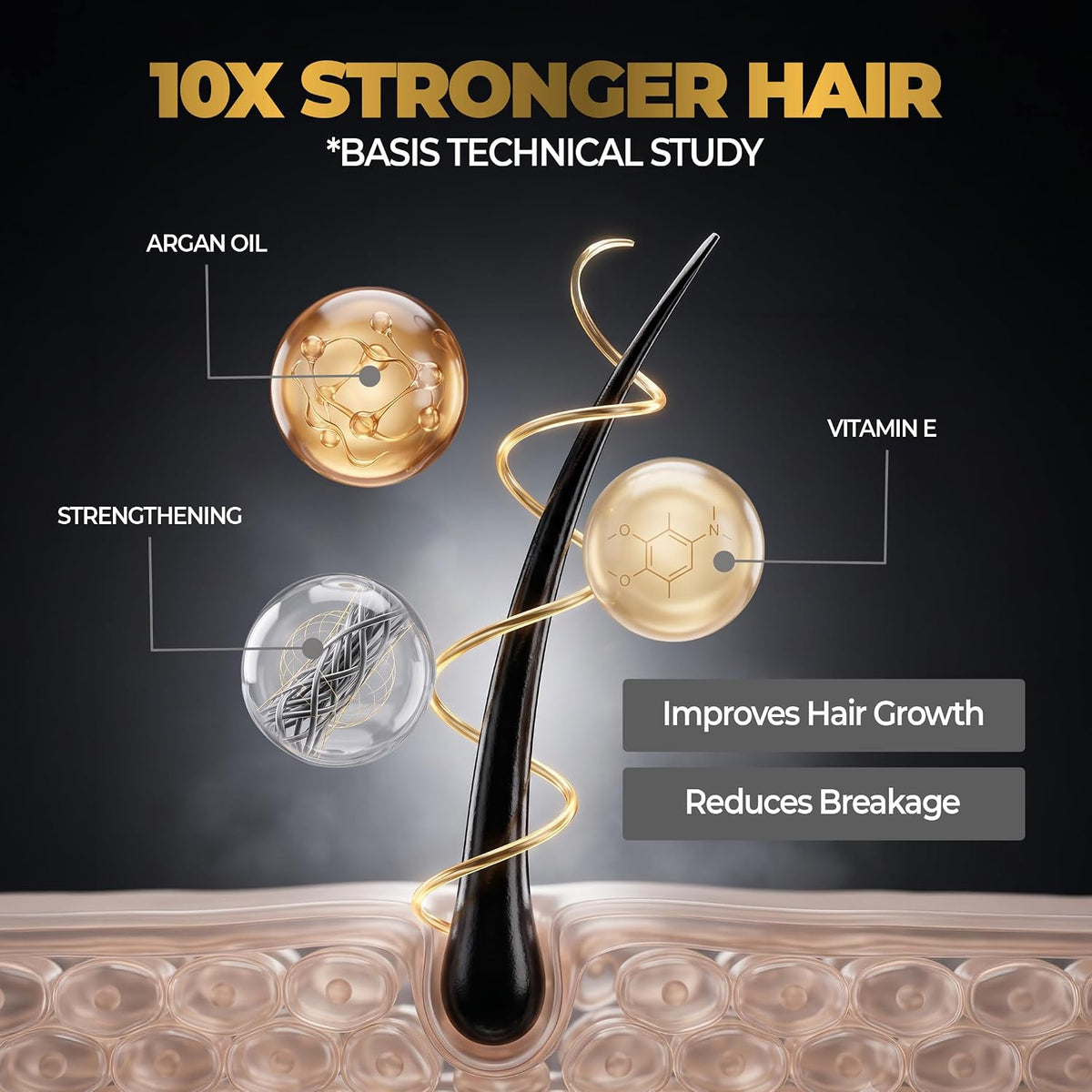 Beardo Anti-Frizz Hair Serum with Argan oil & Vitamin E| 48H Frizz Control & Smooth Hair | Hair Styling Serum for Men| Tames Frizz & Rough Hair | Daily Use Serum For All Hair Types | 50ml