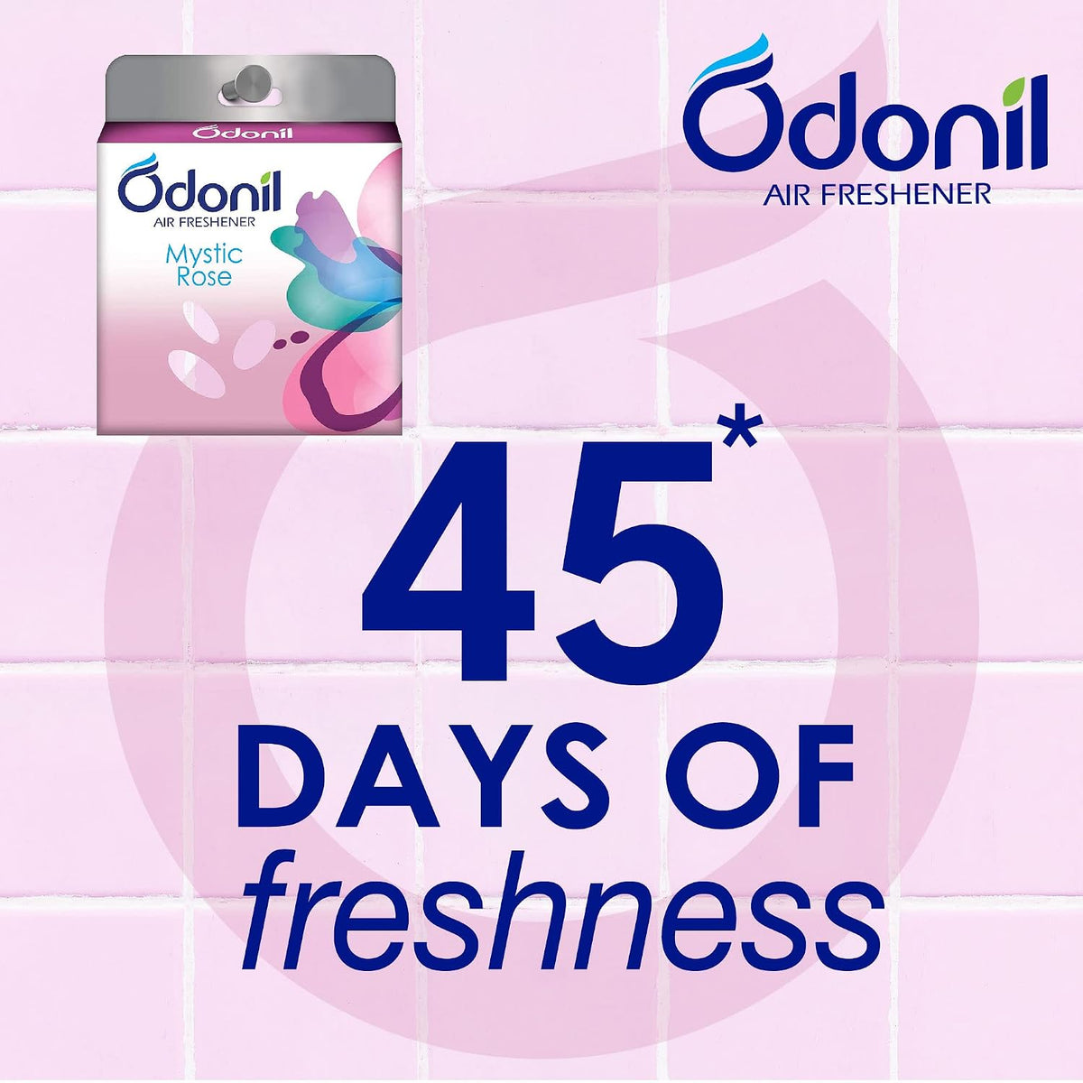Odonil Bathroom Air Freshener Blocks 288g (72g*4) | Mixed Fragrances & Odonil Bathroom Air Freshener Zipper Mix -30gm Citrus, Jasmine, Lavender(10gm*3)