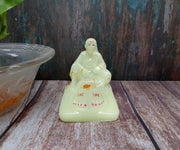 SHINDE EXPORTS shirdi saibaba Radium Marble Idol for car Dashboard Statue Home Murty Pooja Room