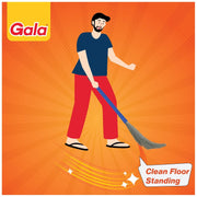 Gala No Dust – India's No. 1 Broom | Extendable Handle, No Ladder Needed for Ceiling & Fan Cleaning | Broomstick Jhadu | Traps Fine Dust & Hair, No Back Strain