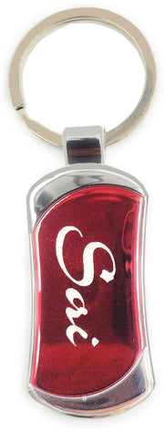 SHINDE EXPORTS Shirdi Sai Baba Plastic Key Chains for car, Home and Bike (red 2)