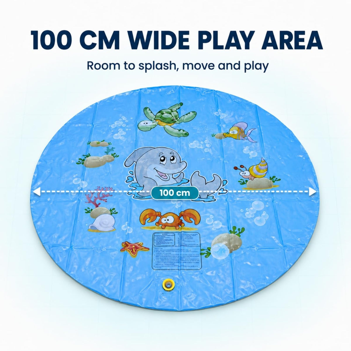 Toy Imagine 100cm Water Sprinkler Play Mat for Kids & Toddlers