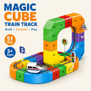Toy Imagine Electric Train Track Set for Kids (51 Pcs)