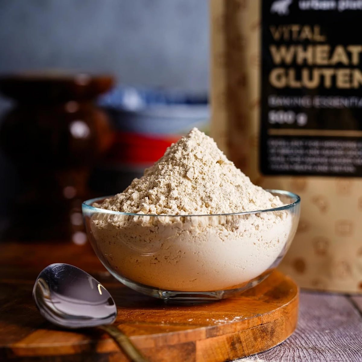 Urban Platter Vital Wheat Gluten, 500g (High-Protein Baking Essential | Key Ingredient for Seitan | Adds Elasticity & Structure | Ideal for Breads)