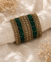 NMII Get your traditions Valentine Gift for Girls & Women Silk Thread Bangle Set With Zircon For Womne & Girls