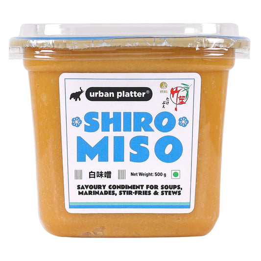 Urban Platter Shiro Miso, 500g (Light Miso Paste | Soy Based | Japanese Staple)