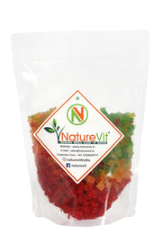 NatureVit Tutti Frutti 500 | Sweet Fruit Cherry for Cakes, Cookies, Ice-Creams, Breads & Indian Desserts