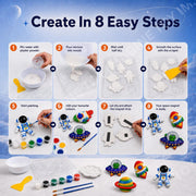 Toy Imagine DIY Space Mould & Paint Craft Kit for Kids Age 6-12 Years