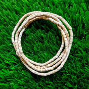 ASTRODIDI 2 Round Original and Natural Tulsi Kanthi Mala | Vrindavan Iskcon Natural Vaishnav Two Round Tulasi Holy Basil Mala for Men & Women (Size: 3mm, Length: Approx 32 inches)