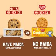 Slurrp Farm No Maida No Palm Oil Banana Oat Multigrain Cookies | Yummy Biscuits made with Oats, Jowar and Whole Wheat Flour | Tasty Cookies for Kids | 80g