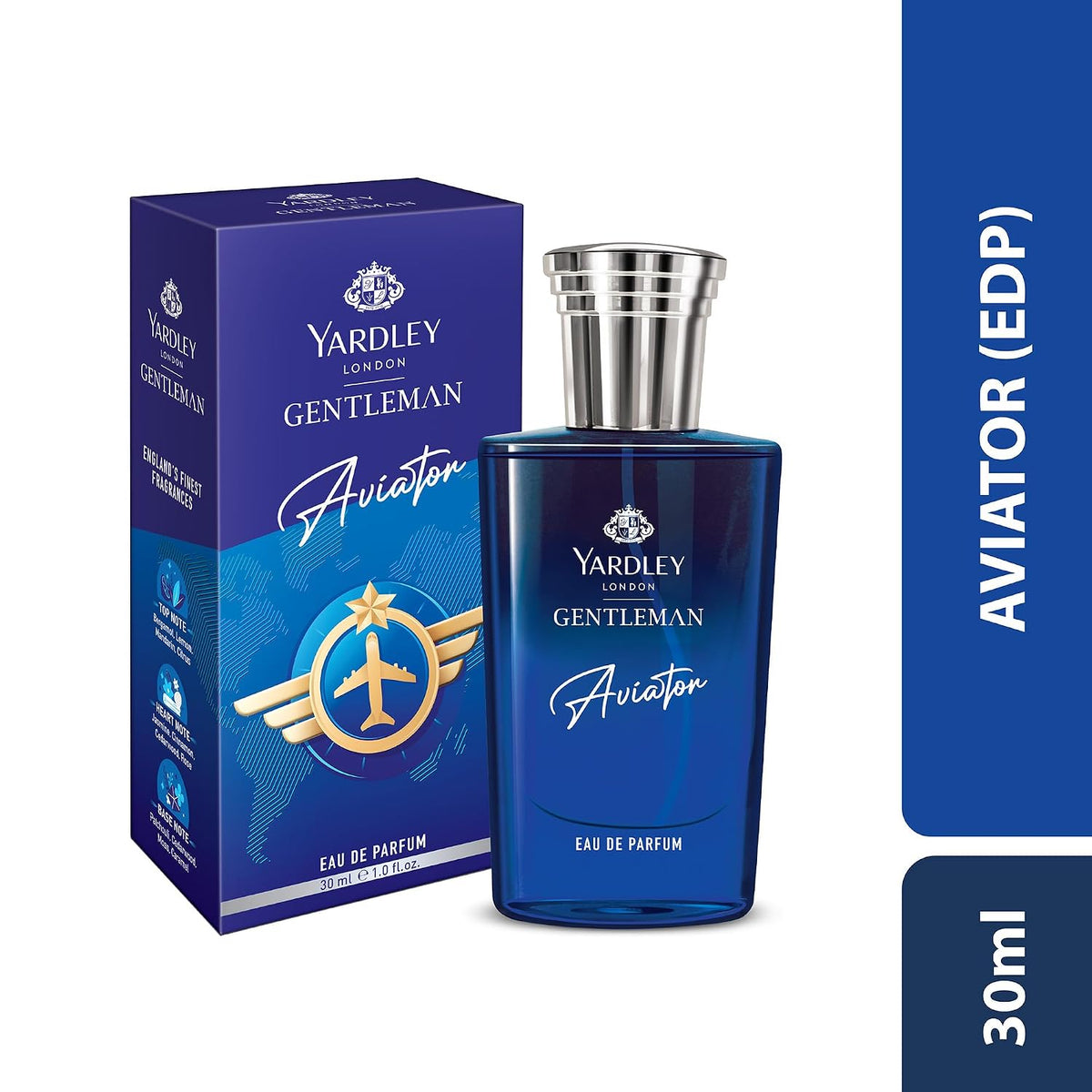 Yardley London Gentleman Aviator|England's Finest Fragrance|EDP Perfume For Infinite Adventure|30 ml
