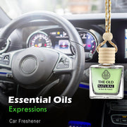 The Old Natural Car Perfume With Essential Oils | Car Perfume Diffuser With Wooden Lid | Car Fresheners Long Lasting | Car Perfumes (Pack Of 1 Expressions - 10ml)