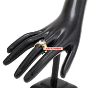 ASTRODIDI White Zircon Stone Tortoise Ring | Adjustable Brass Kachua Turtle Meru Fashion Ring For Men Women Boys and Girls