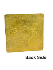 RUDRADIVINE Ashtadhatu Shree Kuber Yantra | Heavy Quality Original Yantra | Golden Brass Finish | Wealth, Prosperity & Business Success