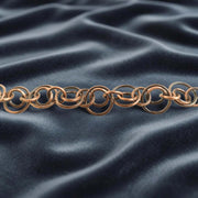 SHINDE EXPORTS Pure Copper Link Chain Bracelet Unisex S Hook 8.5 Inch