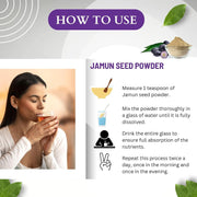 BrijBooti Jamun Seeds powder for Diabetes 100% Natural Powder 800 Gr