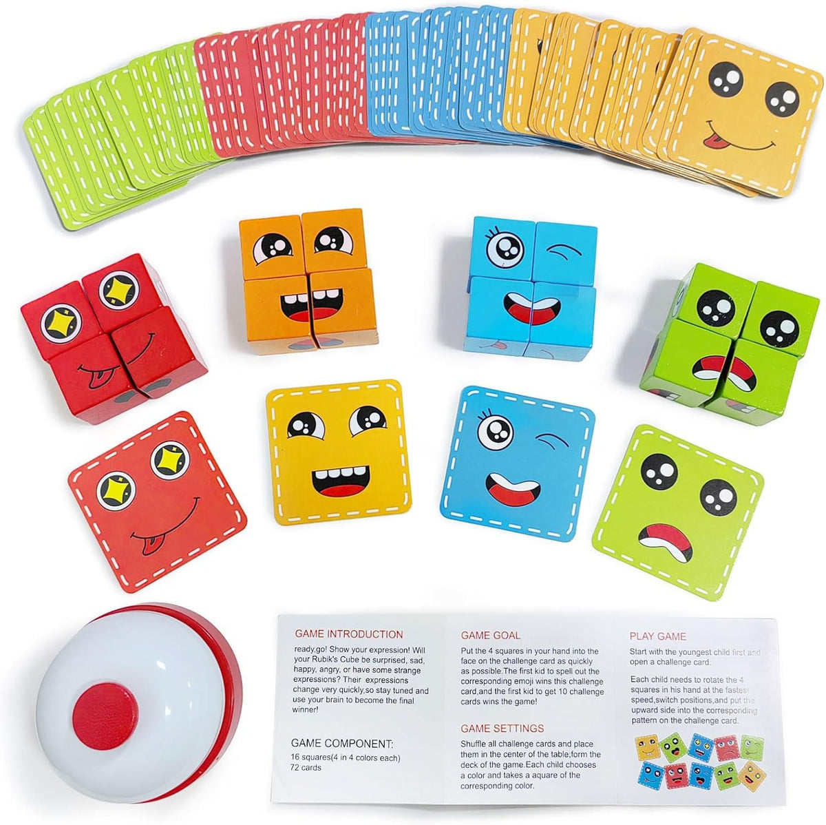 Toy Imagine Face Change Blocks Game for Kids