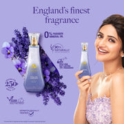 Yardley London English Lavender Perfume for Women, 100ml – 90% Naturally Derived, Daily Wear Spray | Lavender & Musk Fragrance