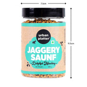 Urban Platter Jaggery Saunf, 250g (Gur Saunf / Fennel, Delicious Post-Meal Digestive)