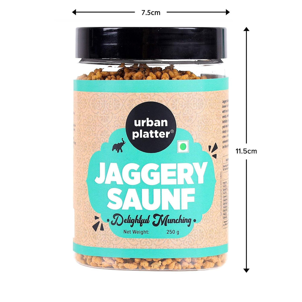 Urban Platter Jaggery Saunf, 250g (Gur Saunf / Fennel, Delicious Post-Meal Digestive)