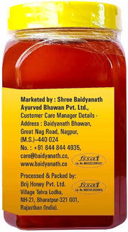 Baidyanath Asli Ayurved Honey 1Kg | Natural Immunity Booster, Pure & Wholesome - Weight Loss Support, Radiant Skin, Cough & Cold Defense | No Added Sugar