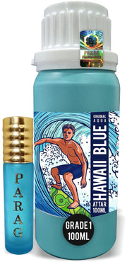 Parag Fragrances Attar Money Saver 100ml Pack (Hawaii Blue)