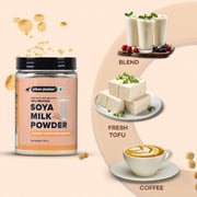 Urban Platter Soya Milk Powder, 150g (Soy-Based Dairy Alternative | Unsweetened | 49% Protein | Plant-Based | Non GMO)