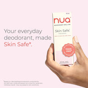 Nua Deodorant Roll-On (Rose & Raspberry) | Skin-safe | Protects Skin Barrier | Prevents Odour | No Aluminium No Pthalates | 50 ml