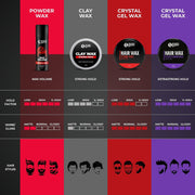 BEARDO Max Volume Powder Wax 10 gm | Strong Hold | Hair Styling Wax Set of 2 Hair Powder 20 g