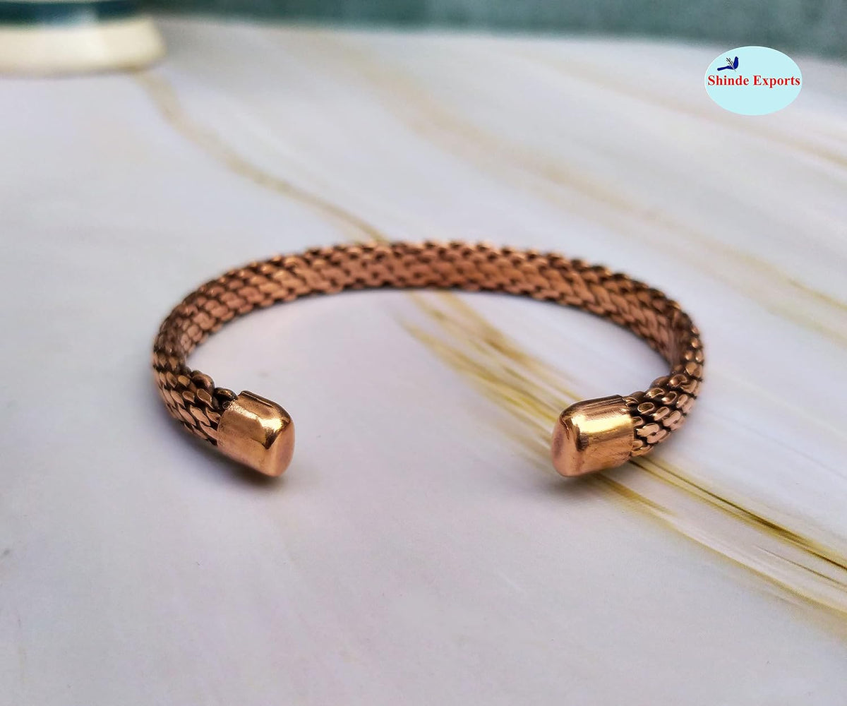 SHINDE EXPORTS Pure Copper Kada/Bracelet for Men and Women.