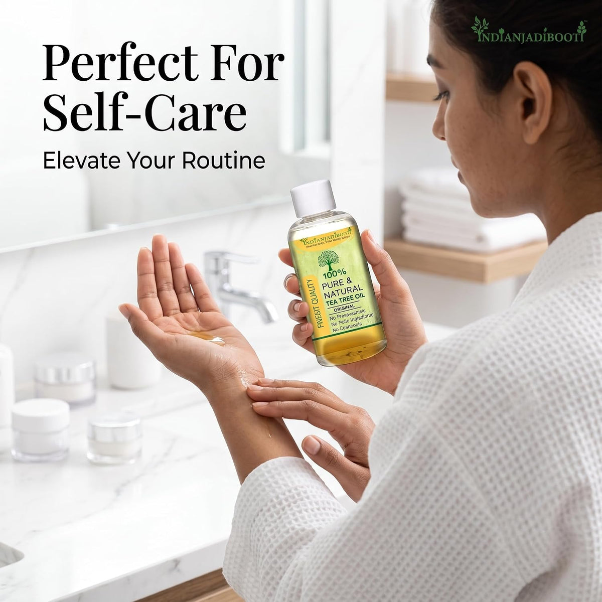 IndianJadiBooti Tea Tree Oil 50mL (Pack of 2)