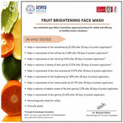 Biotique Fruit Brightening Face Wash| Ayurvedic and Organically Pure| Advanced Swiss Technology |100% Botanical Extracts| Suitable for All Skin Types | 100mL