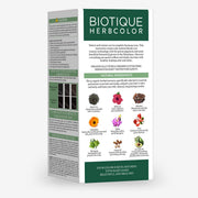 Biotique Herbcolor Conditioning Hair Colour l Ammonia Free Hair Color l 9 Organic Herbal Extracts l Natural and Healthy Shine l 50g + 110ml| Darkest Brown 3N (Pack of 3)